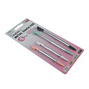 Pack de 4 piezas de metal lápiz bolígrafo retráctil para NDS Lite zy057 (inicio de 30 unidades)