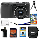 Ricoh Caplio GX100 10.3MP Digital Camera + 4GB SD Card + Extra Battery + 6 Bonus