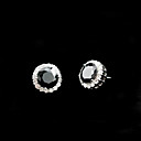 Sterling Silver Earing with High Quality Cubic Zircon Q-0678-B (SZY158)