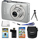 Canon PowerShot SD750/IXUS 75 Silver 7.1MP Digital Camera + Extra Battery + 6Bonus (SZW448)