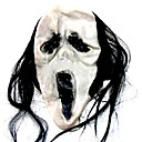Scary Latex Halloween Mask with Hair For Adult (SZWS020)