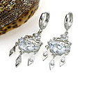 Chinese Style Cubic Zirconia Earring - Cubic Zirconia Earring SDX - 0051 (SZY674)