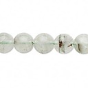 Perle, grüne Haare Quarz (natürlich), 9-11mm lang, C-Klasse. verkauft pro 15-Zoll-Strang (begb3405)