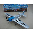 envío gratuito de 4 canales TW-748-2 P51 caballo salvaje de radio control battleplane
