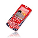 spiderman S300 doble tarjeta de banda cuádruple pantalla táctil fm función teléfono rojo (szr489)