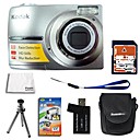 Kodak 10.3MP EasyShare C1013 câmera digital com 2.4 polegadas LCD + 2gb + 6 bônus sd (szw716)