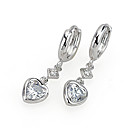 Platinum Elegant CZ Earring Drop-CZ Earring 90313-06 (SZY1501)