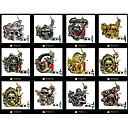 Lot of 12 Pcs Art Tattoo Machine Gun 10 Wrap Coils Pro Tuned