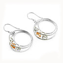 Sterling Silver Fashion CZ Earring-Sterling Silver Earring e22755 (SZY1421)