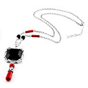 Sterling Silver Multi-Preciouse Pendant-CZ Necklace d24691(SZY1404)