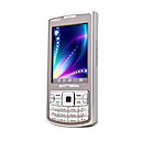 V8800 Dual Card Quad Band TV Function Cell Phone Silver