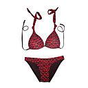 Hot Popular Rose Red Two Piece Bikini Swimwear Swimsuit 108987 (AML020)