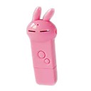 cool coelho dos desenhos animados disco 4gb usb mp3 player rosa (mxq048)