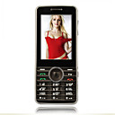 X600 dual quad band doppia scheda funzione TV a schermo piatto fotocamera del telefono cellulare touch nero (szrw287)