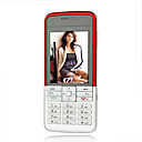 K600+ Dual Card Tr-Band Ultra-thin TV Function   Flat Screen Cell Phone White&Red