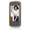 ZOHO 5800 Quad Band Dual Card Quad Band TV Touch Screen Cell  Phone Black