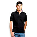 classique ajustée à manches courtes polo en 100% coton (pcj013)