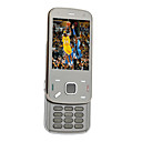 N86 Dual Card Dual Slide Flat Touch Screen Cell Phone Gray