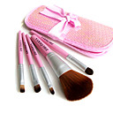 10 Sets Pink Mini Cosmetic Brush Setes