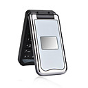af51 unico cellulare flip card nero e argento (szhx0303)