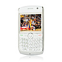 FLYYING F020 Dual Card Quad Band Dual Camera JAVA TV Function QWERTY Keyboard Ultra Thin Flat Screen Cell Phone White (2GB TF Card)
