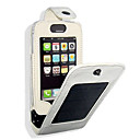 Solar-Ladegerät 1500mAh Ledertasche für iphone 3g/iphone 3GS weiß (i-S012)