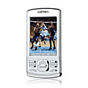 V200 Dual-Karte Quad-Band Handy Silber und Weiß (2GB Karte tf) (sz0545127)