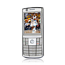 A300 Dual Card Quad Band Ultra Thin Flashlight Cell Phone Black (2GB TF Card)