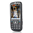 T918 + double carte quadri-bande, double caméra Bluetooth DVB-T TV à double fonction d'écran tactile de mobile noir (2 Go Carte TF) (szmc0080)