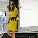 Blair Sheath/Column Bateau Short/Mini Elastic Silk-like Satin Cocktail/Homecoming/Gossip Girl Fashion Dress Season 3(FSD0291)
