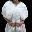 Sleeveless Faux Fur Bridal Wedding Jacket / Wrap (WHPJ0034-2035)