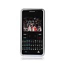 4g dual quad-band doppia scheda torcia tastiera qwerty fotocamera tv ultra sottile touch screen del telefono cellulare nero (sz04580727)