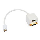 1 mini-DVI a HDMI y 1 hembra convertidor DVI para MacBook (smqc062)