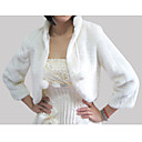 Long Sleeves Faux Fur Bridal Wedding Jacket / Wrap (WHPJ0045)