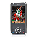 BX A600 Dual Card Quad Band Dual Camera Flashlight JAVA TV Flat Touch Screen Cell Phone Black (2GB TF Card)