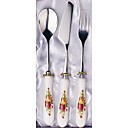 3-PC de luxe gérer la vaisselle en céramique de cuisine (0612-to-02)