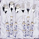 6-PC de luxe gérer la vaisselle en céramique de cuisine (0612-TG-04)