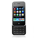A99 + quad band double carte tv double caméra ultra minces à écran plat tactile slide phone noir (sz05440026)