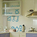 keuken stickers van kleurrijke keukengerei (ceg50097)