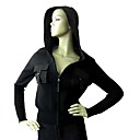 mercerisiert Pullover Wollemischung zip vor shirt Frauen (hh0752)