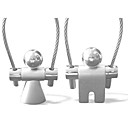 A Pair of Skipping Lover Key Chain for Valentine & Lover Gift (CEG1025)