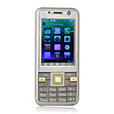 changhongv58 Quad-Band Dual-Karte Dual-Standby Metallabdeckung Immobilie Touchscreen bar Handy Grau (2GB Karte tf) (sz05440135)