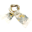 Yellow 100% Silk Women's Wrap/Scarf (AML3112)