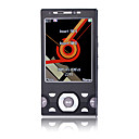 W995 Dual Card Dual Camera Quad Band TV Function Silde Cell Phone Black (2GB TF Card)