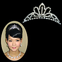 magnífico claro cristales tiara de novia de la boda (hg0804)