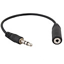 2.5mm mâle à 3,5 mm câble audio femelle (10cm de longueur)