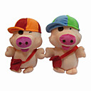 Lovely Plush Baby Piggy in Hat Stereo Speaker for DVD - AM - FM radio - MP3 (SMQ3482)