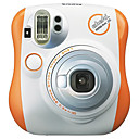 Fujifilm instax oranje mini 25 cheki kleurenfoto direct camera (dce041)