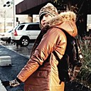 Men's Hooded Puffy Down Parka Coat Jacket (LGT0482-11.27-38)