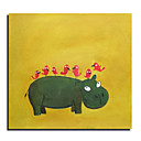 Hand Made Abstract Animal Painting - Free Shipping (0695 -AB-548)